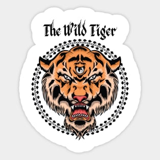 The Wild Tiger Sticker